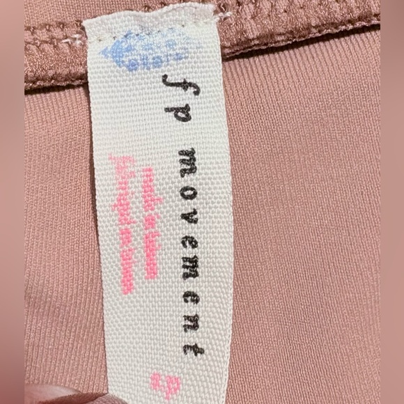 FP Free People Movement high waist scalloped leggings S latte - Picture 12 of 12